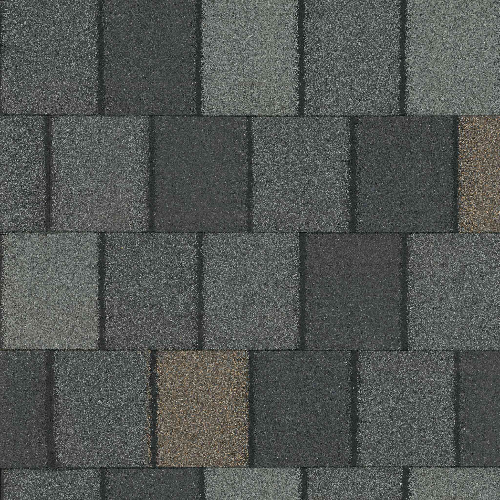 swatch of IKO Crowne Slate Regal Stone shingles