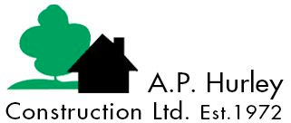 A. P Hurley Construction Business Name and Logo