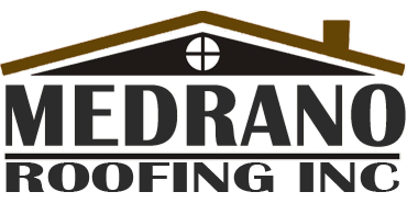 Medrano Roofing Inc. Business Name and Logo