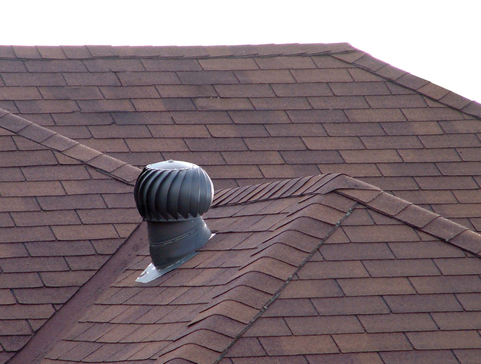 turbine vent on shingle roof