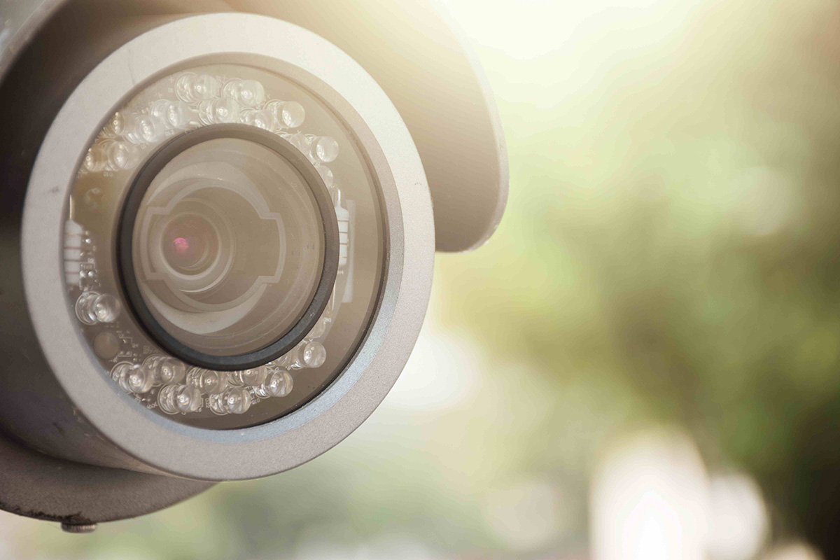 can you mount a security camera on a roof