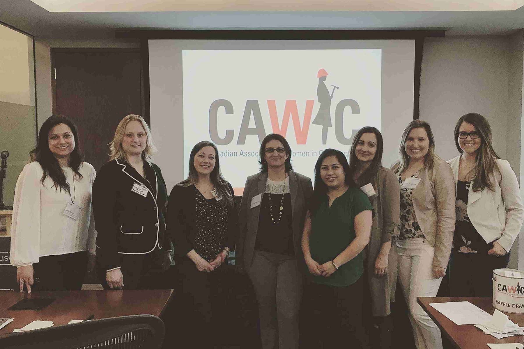 Canandian Association Women Construction Group Photo