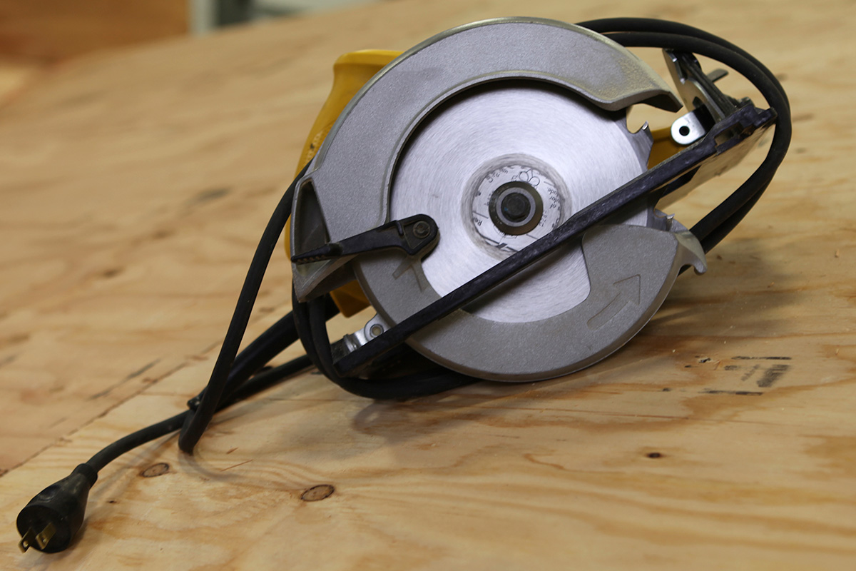 Circular Saw used in roofing