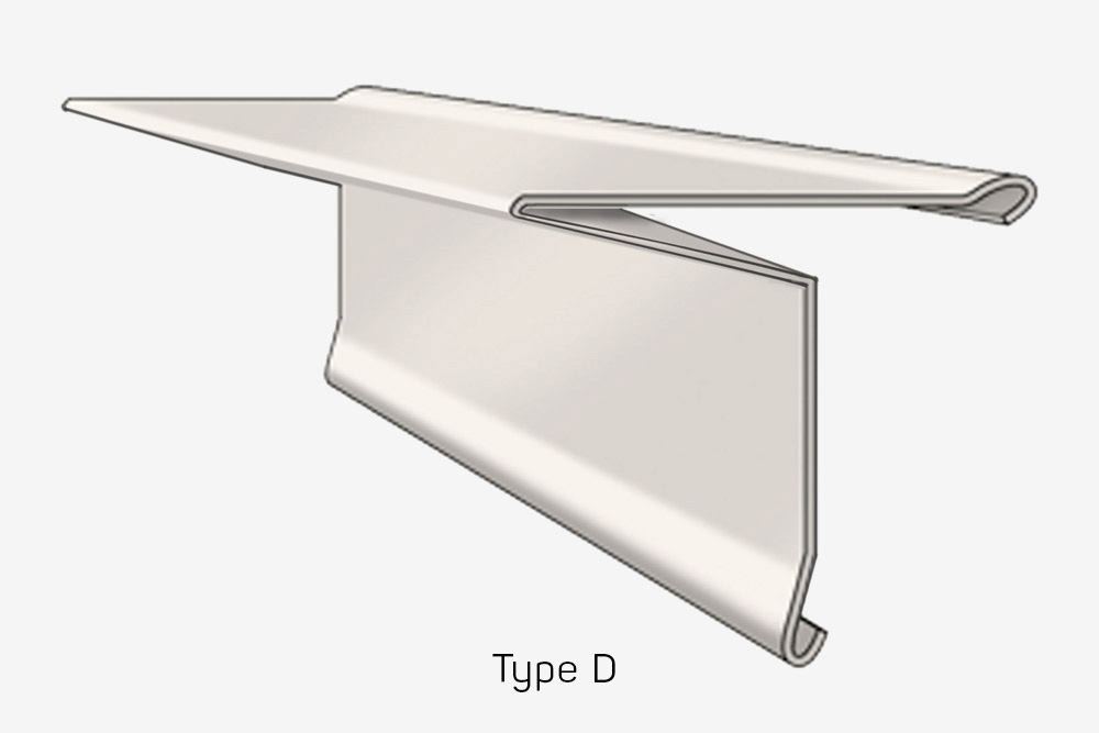 Type D flashing profile