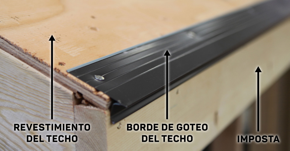 fascia board drip edge roof sheathing