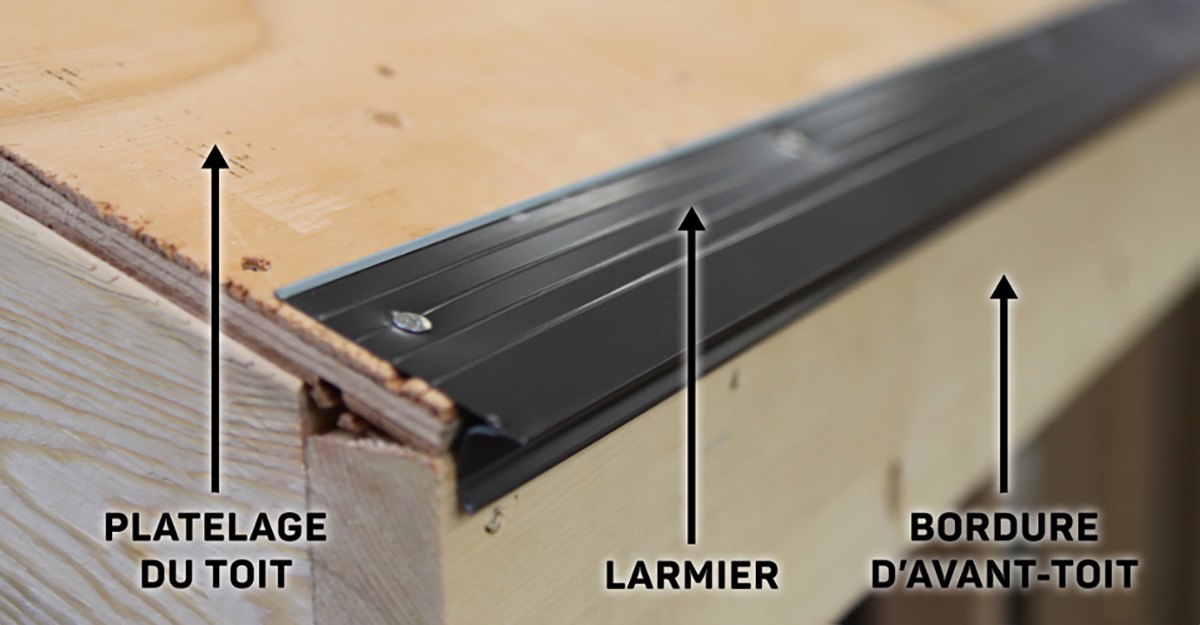 fascia board drip edge roof sheathing
