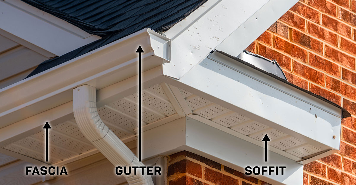 fascia gutter soffit roof edge