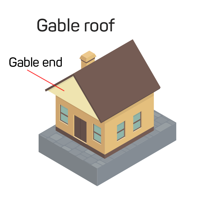 gable roof end