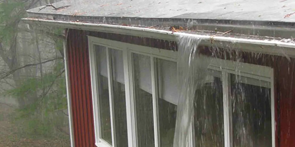 gutters overflowing