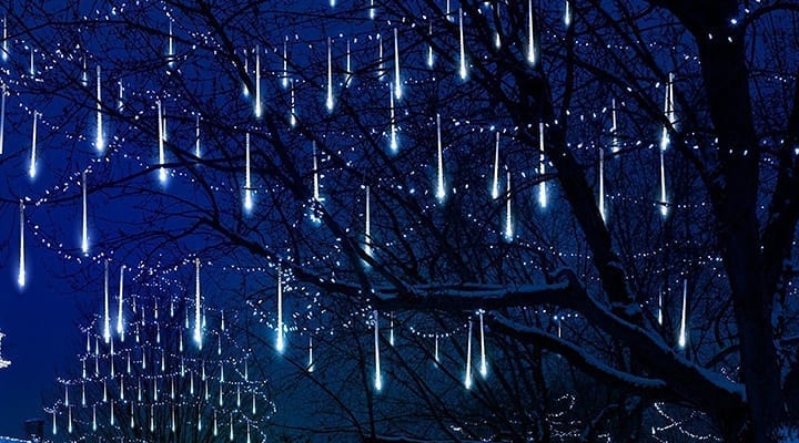 Raindrop Xmas lights