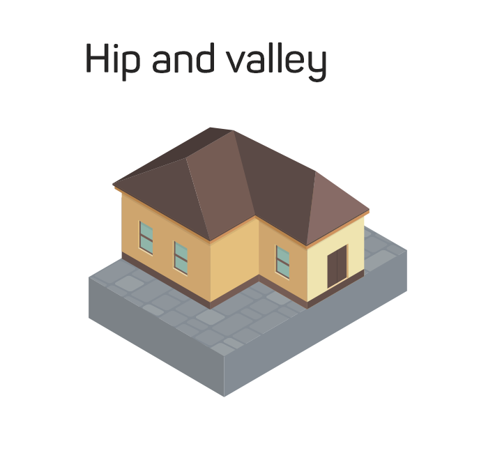 hip valley roof