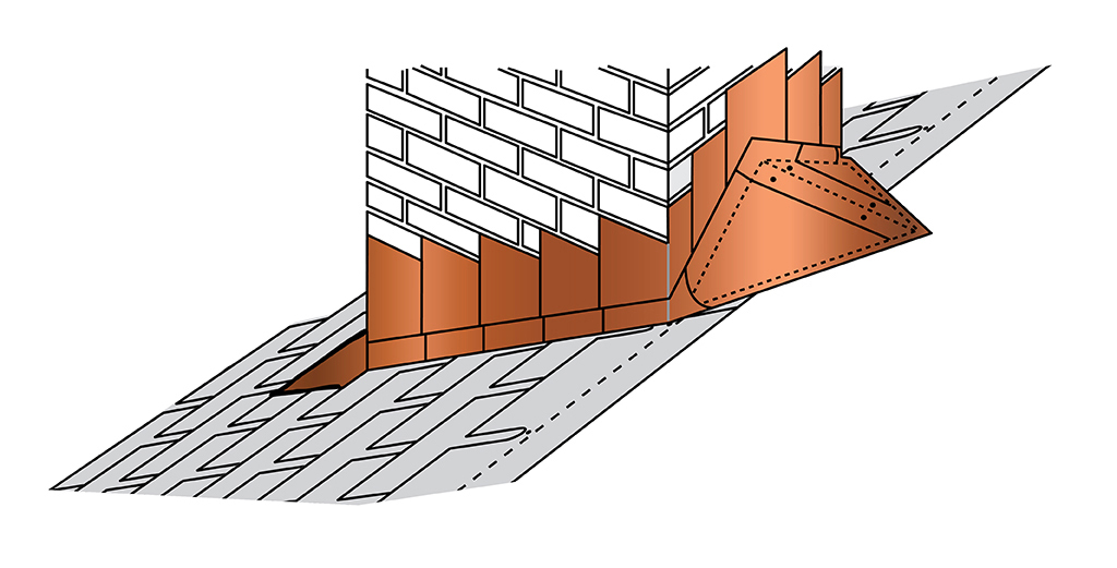 how to build a cricket on a roof