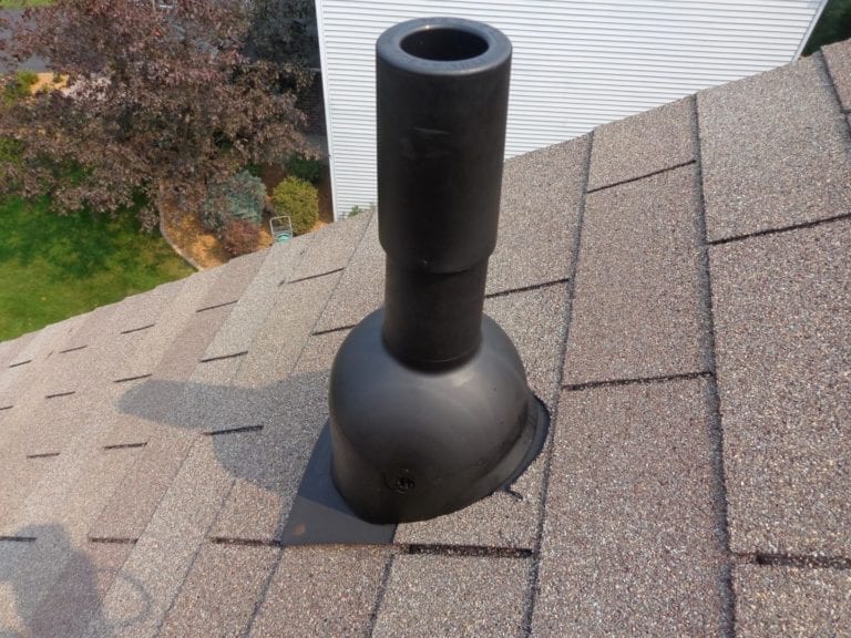 new roof plumbing vent flashing boot