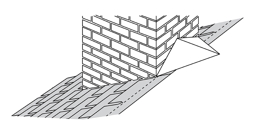 roof cricket sheathing