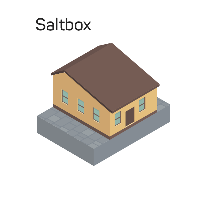 saltbox roof