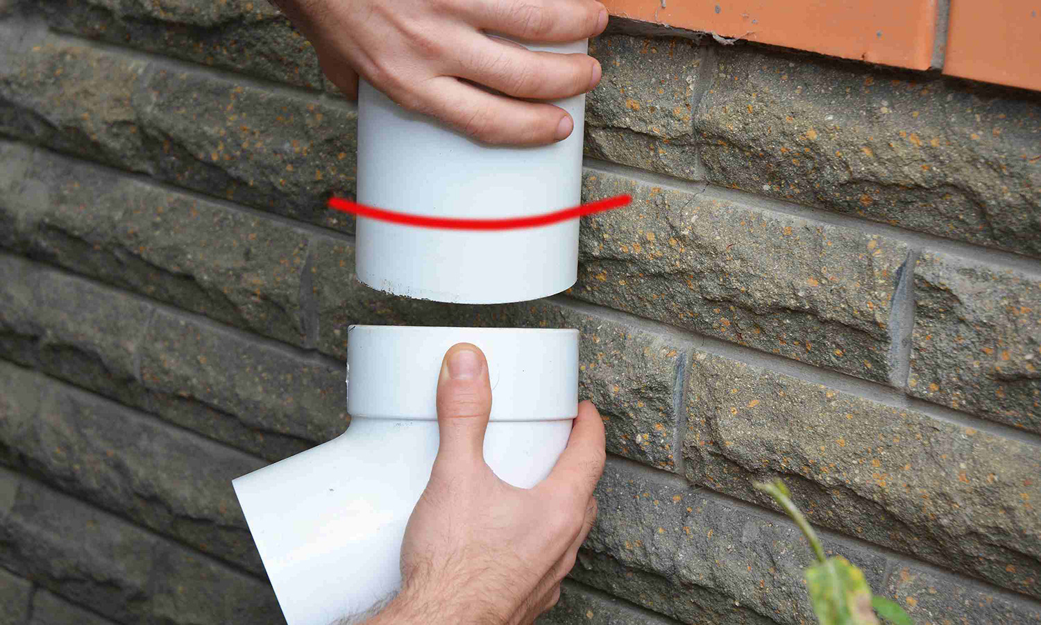 shorten downspout for boot