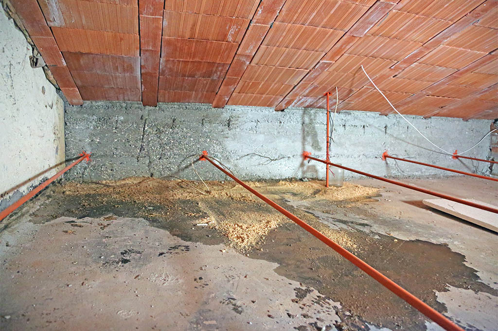 wet attic