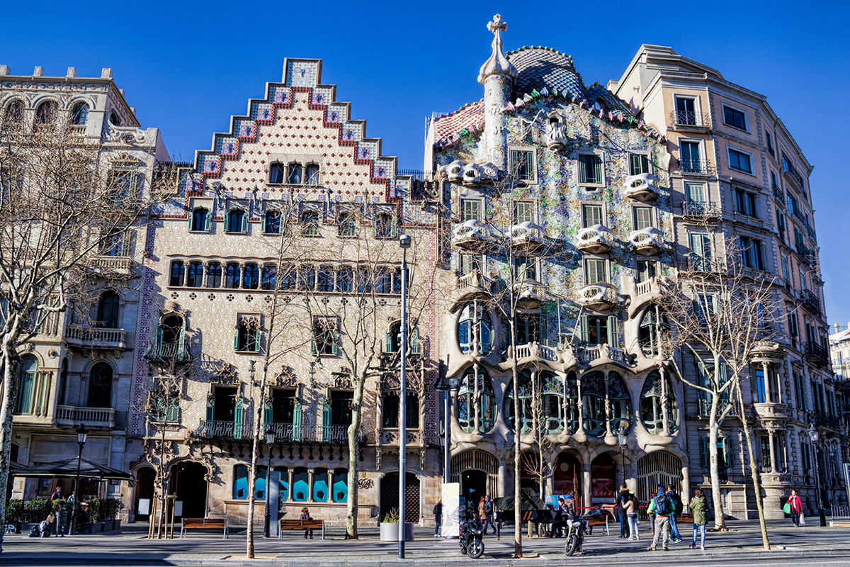 Casa Batllo in Barcelona Spain