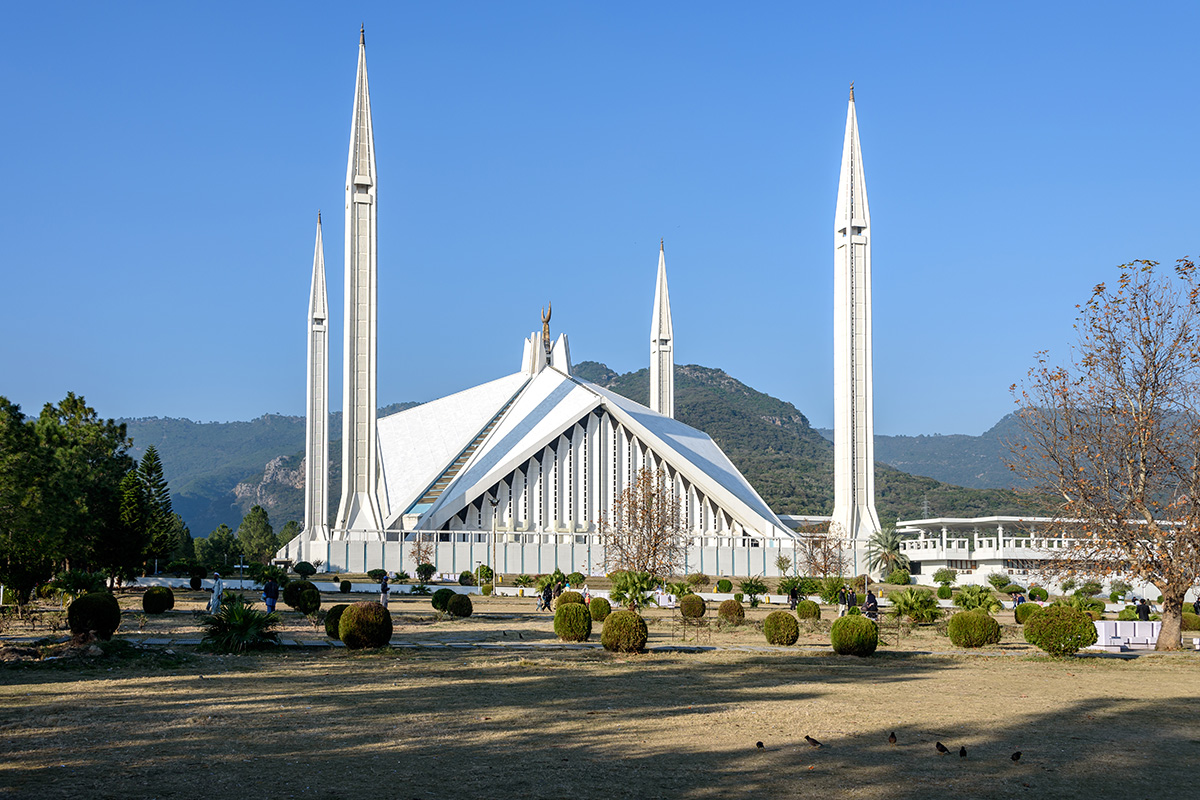 Faisal Mosque in Islamabad, Pakistan