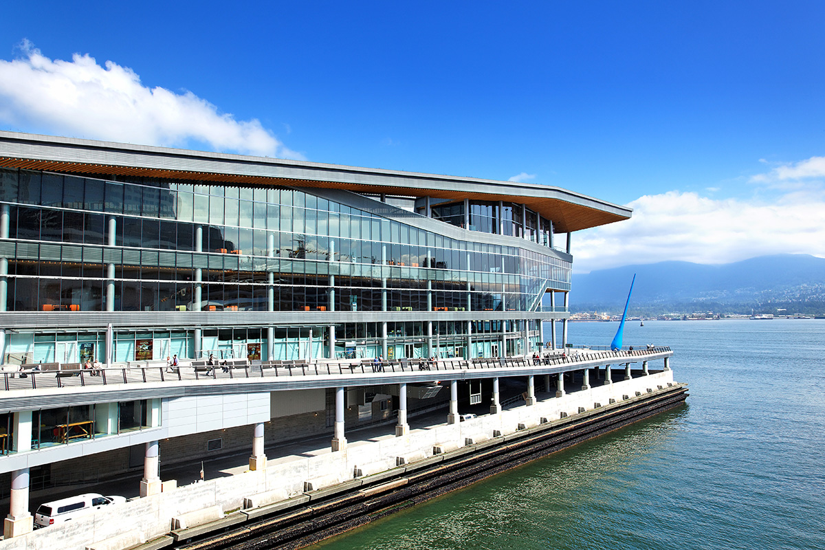 the Vancouver Convention Center in Canada 